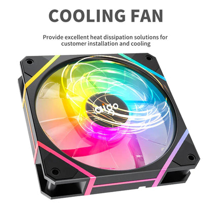 RGB Gaming Cooling Fan Kit 3 Pcs Set