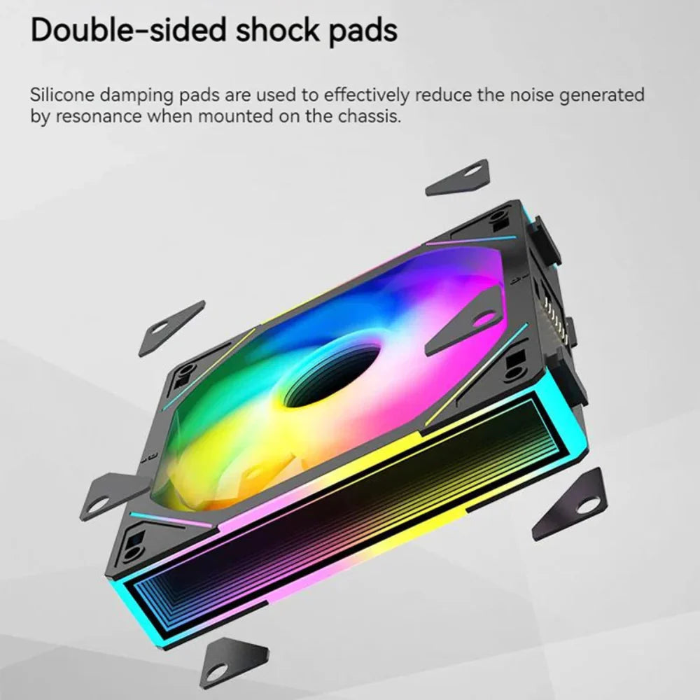 ARGB PC Cooling Fan Mirror Cycle with Light Effect