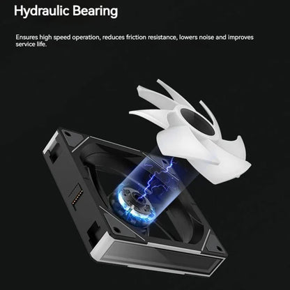 ARGB PC Cooling Fan Mirror Cycle with Light Effect