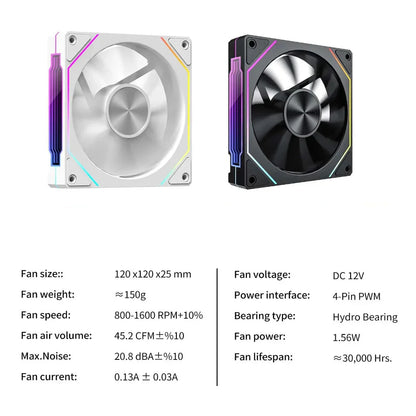 ARGB 4 Pin 12cm Computer Quiet Cooling Fan