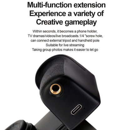 Magnetic Wireless phone Shutter Grip with Light Ring and Selfie Mirror