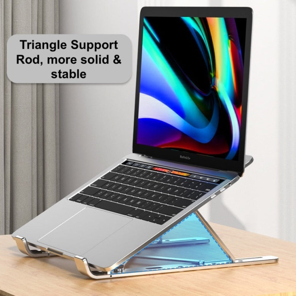 Aluminum Foldable Laptop Stand with 4 Cooling Fans