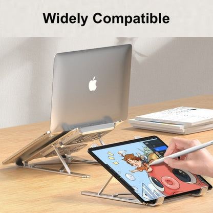 Aluminum Foldable Laptop Stand with 4 Cooling Fans