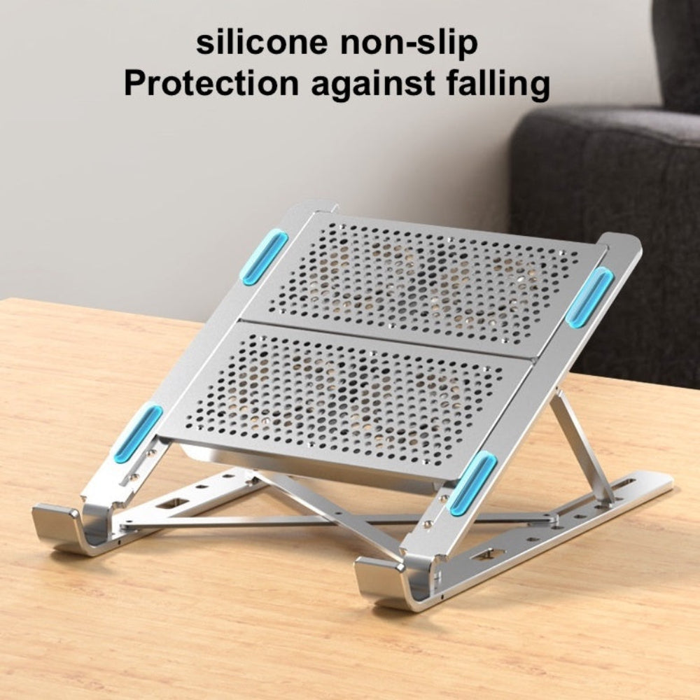Aluminum Foldable Laptop Stand with 4 Cooling Fans