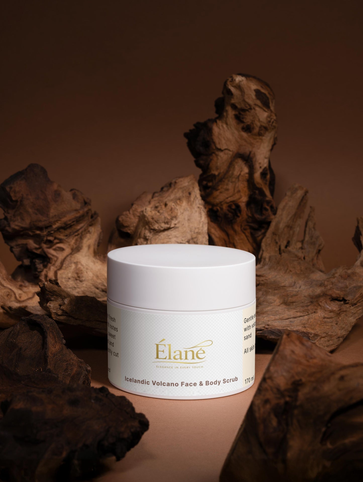Elane Icelandic Volcano Face & Body Scrub