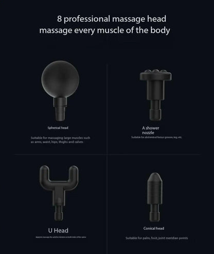 N2 N3 Fascia Gun Lenovo Brand Muscle Relaxation Massager 6-8Massage Head Long Lasting Battery Life LED Touch Portable Massager