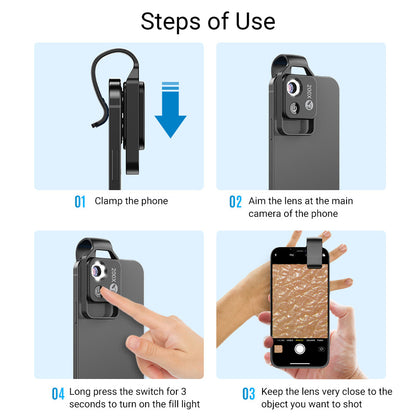 200X magnification Lens for Mobile Phone