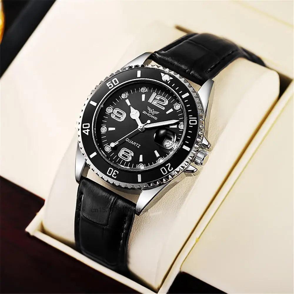 Luxury Mens Watches Stainless Steel Business Waterproof Date Quartz Watch Men Fashion 2023 Sport Clock Relogio Masculino - Miami beauty1