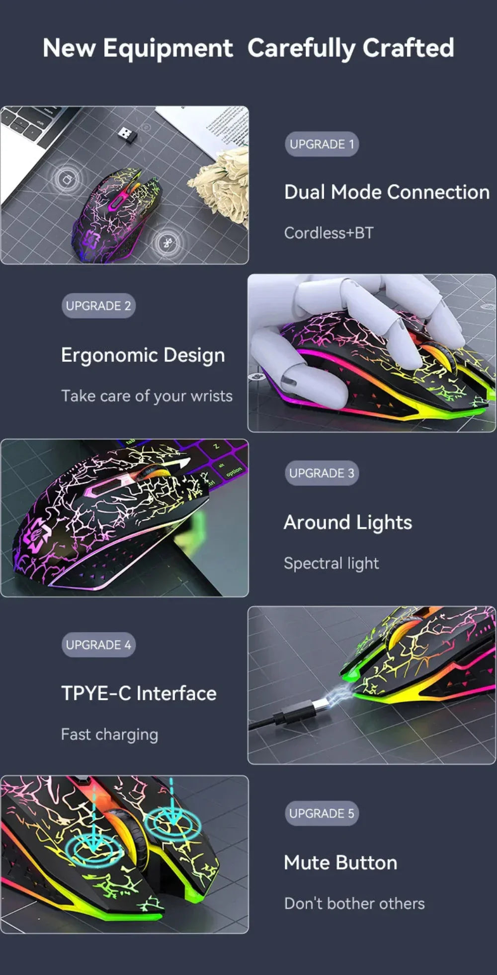 Dragon RGB Wireless Gaming Mouse