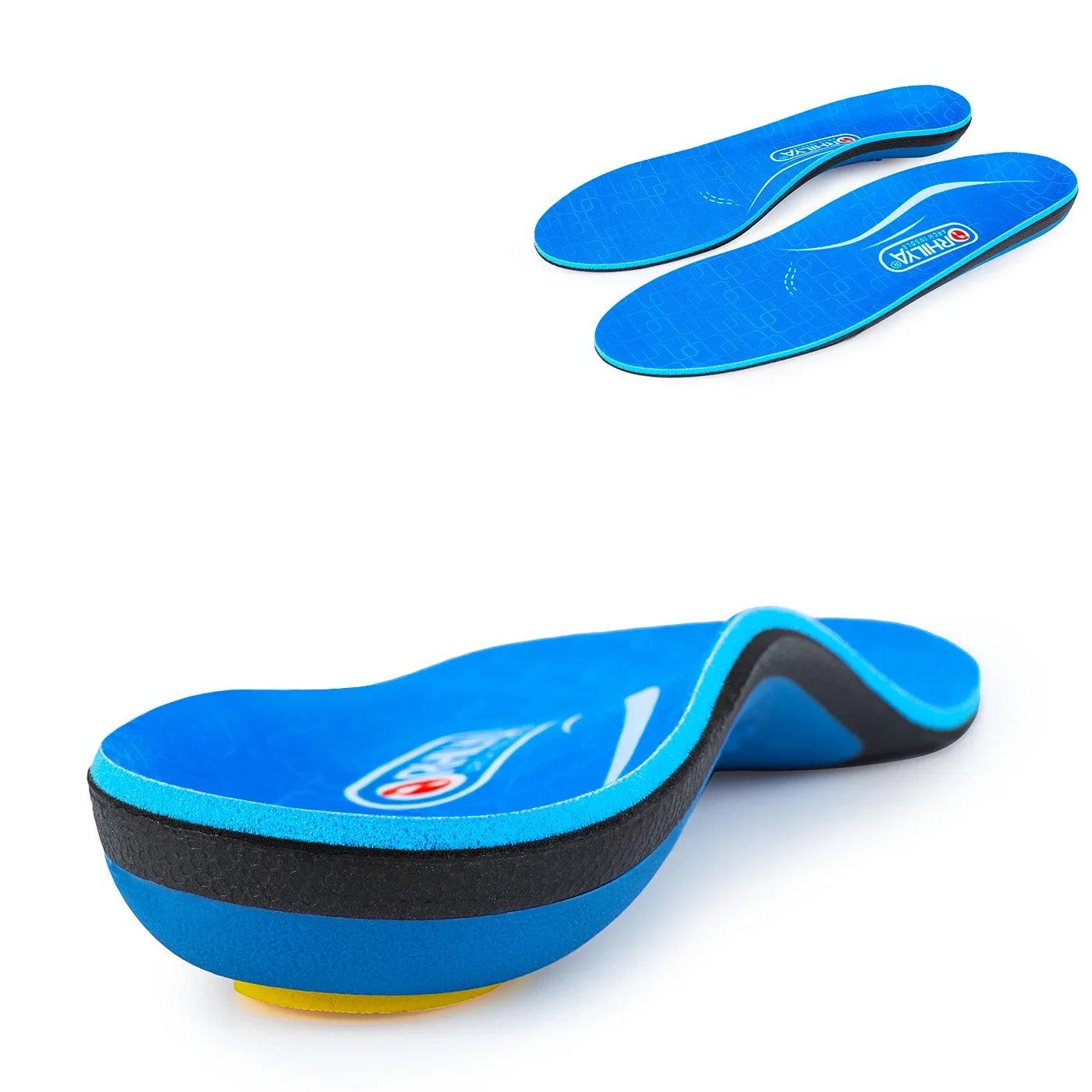 Plantar Fasciitis Arch Support Orthopedic Insoles Male Female Shoe Inserts,Flat Feet Orthotic Sole Running Athletic Sport Pad - Miami beauty1