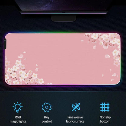 RGB Pink Gaming Mouse Pad