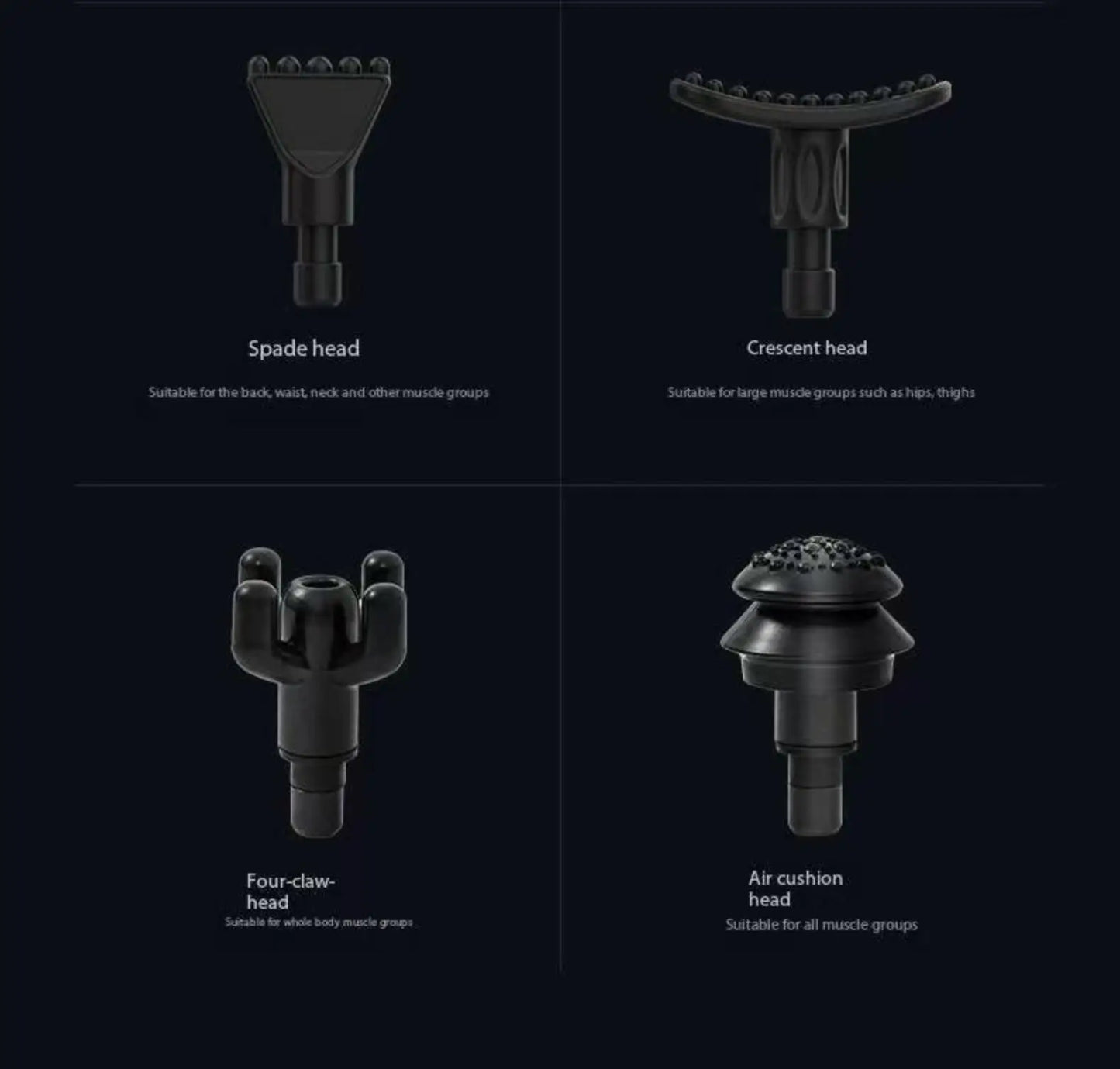 N2 N3 Fascia Gun Lenovo Brand Muscle Relaxation Massager 6-8Massage Head Long Lasting Battery Life LED Touch Portable Massager