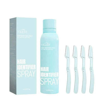 Hair Identifier Spray Set For Face Shaving Moisturizing Dermaplaner Spray For Face Shaving Skin Care Hair Recognition Spray