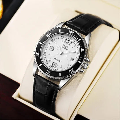 Luxury Mens Watches Stainless Steel Business Waterproof Date Quartz Watch Men Fashion 2023 Sport Clock Relogio Masculino - Miami beauty1