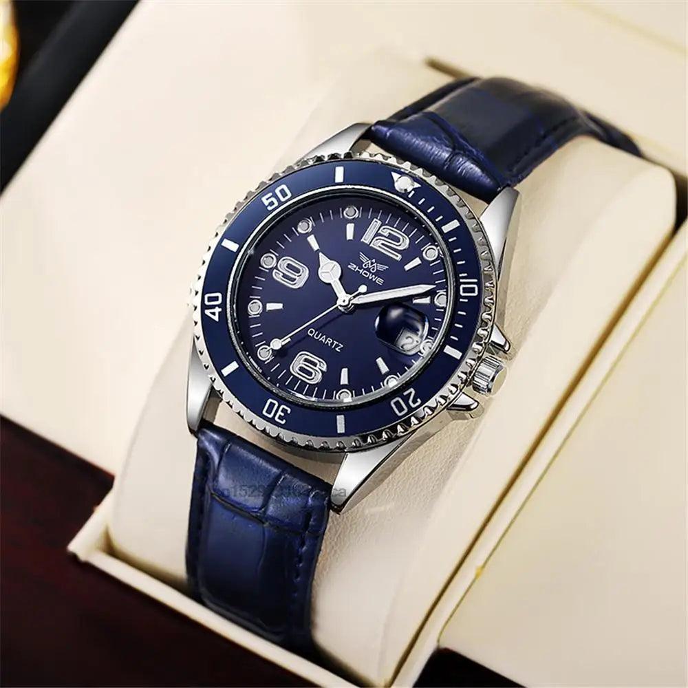 Luxury Mens Watches Stainless Steel Business Waterproof Date Quartz Watch Men Fashion 2023 Sport Clock Relogio Masculino - Miami beauty1