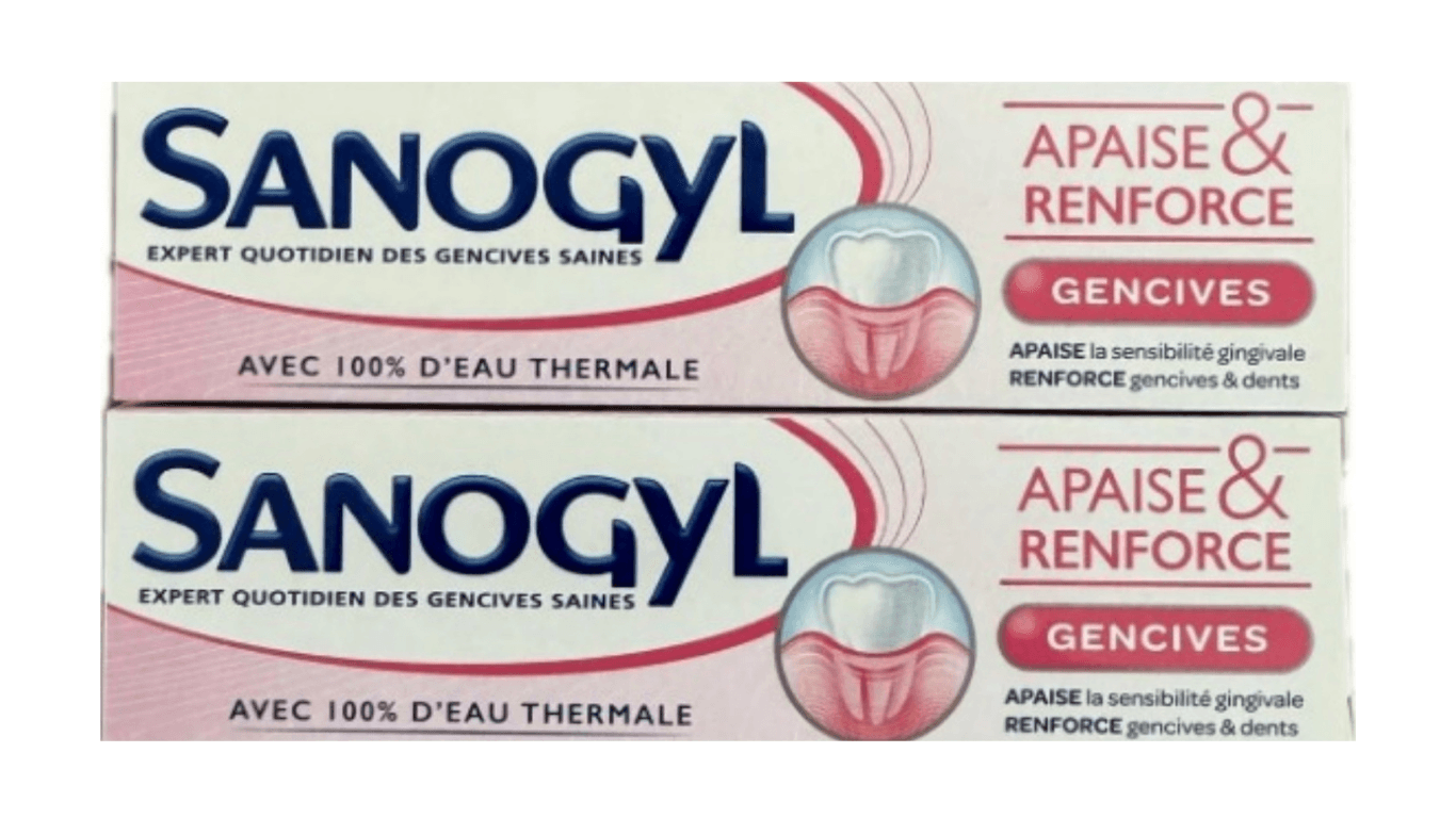 SANOGYL APAISE & RENFORCE GENCIVES, 75ML 2 pack - Miami beauty1