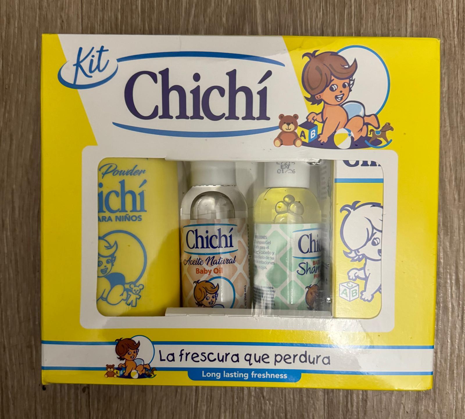 Chichi Kit (Baby Cologne 8oz + Baby Powder 8oz + Baby Oil 4oz + Baby Shampoo 4oz - Miami beauty1