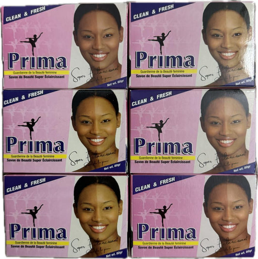 PACK OF 6 Prima Soap 80g Each CLEAN & FRESH ancissant la la ✅ - Miami beauty1