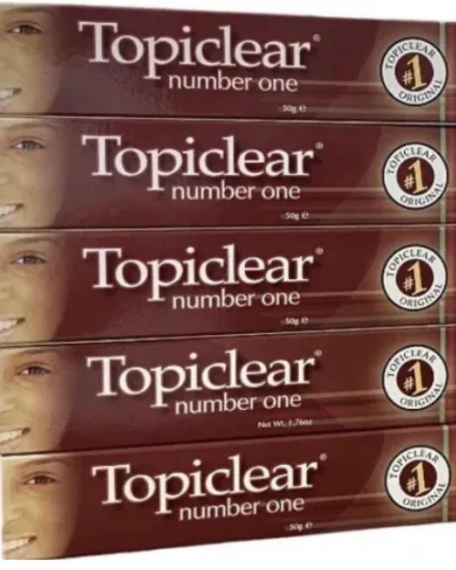 5 Pack - TOPICLEAR SKIN TONE CREAM 1.76oz (50g) each Original ✅ - Miami beauty1