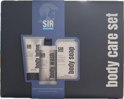 SIR HANDSOME Set -Body Wash+Body lotion,Body Soap Hydrating,moisturizing&clean - Miami beauty1