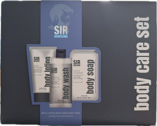 SIR HANDSOME Set -Body Wash+Body lotion,Body Soap Hydrating,moisturizing&clean - Miami beauty1