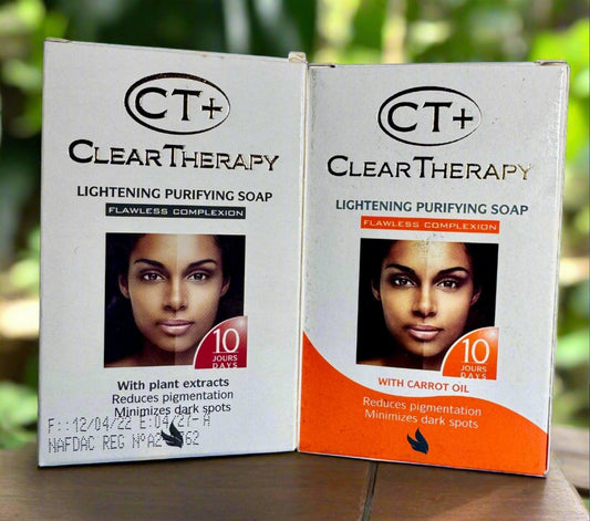 CT+ Clear Therapy Extra Lightening Soap 6.17oz With carrot oil , With Plants extra - Miami beauty1