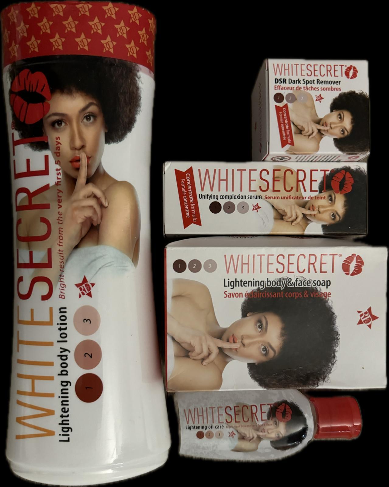 white secret set 5 pcs - Miami beauty1