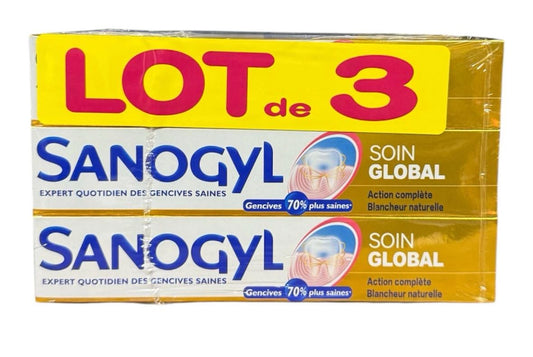 Sanogyl SOIN GLOBAL ( 3 PACKS ) 75ml Each