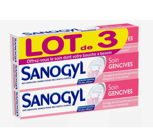 SANOGYL SOIN GENCIVES, {3 PACK } 75ML Each
