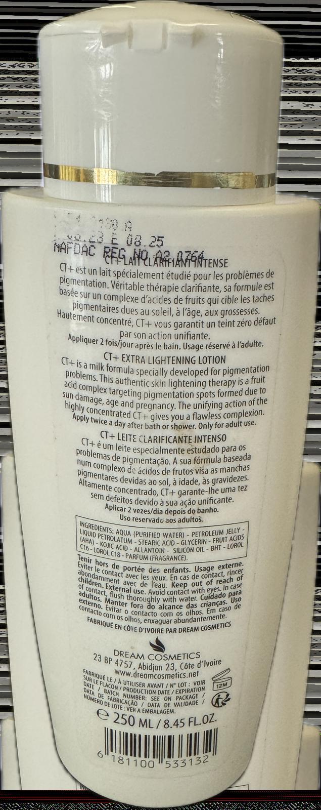 CT+ clear THERAPY LAIT CLARIFIANT INTENSE 250 ML