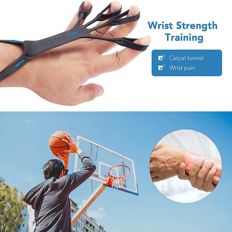 Silicone Grip Device Finger Exercise Stretcher Arthritis Hand Grip Trainer Strengthen Rehabilitation Training To Relieve Pain - Miami beauty1