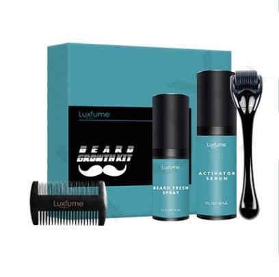 Beard Growth Liquid Beard Care Set - Miami beauty1