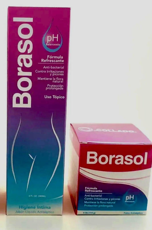 BORASOL Antiseptic Anti-bacterial Refreshing Vaginal Wash and Deodorant💯 - Miami beauty1