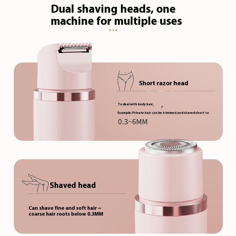 Electric Shaver Painless Women's Epilator Bikini Hair Removal Device Automatic Hair Trimmer Underarm Facial Lips Leg