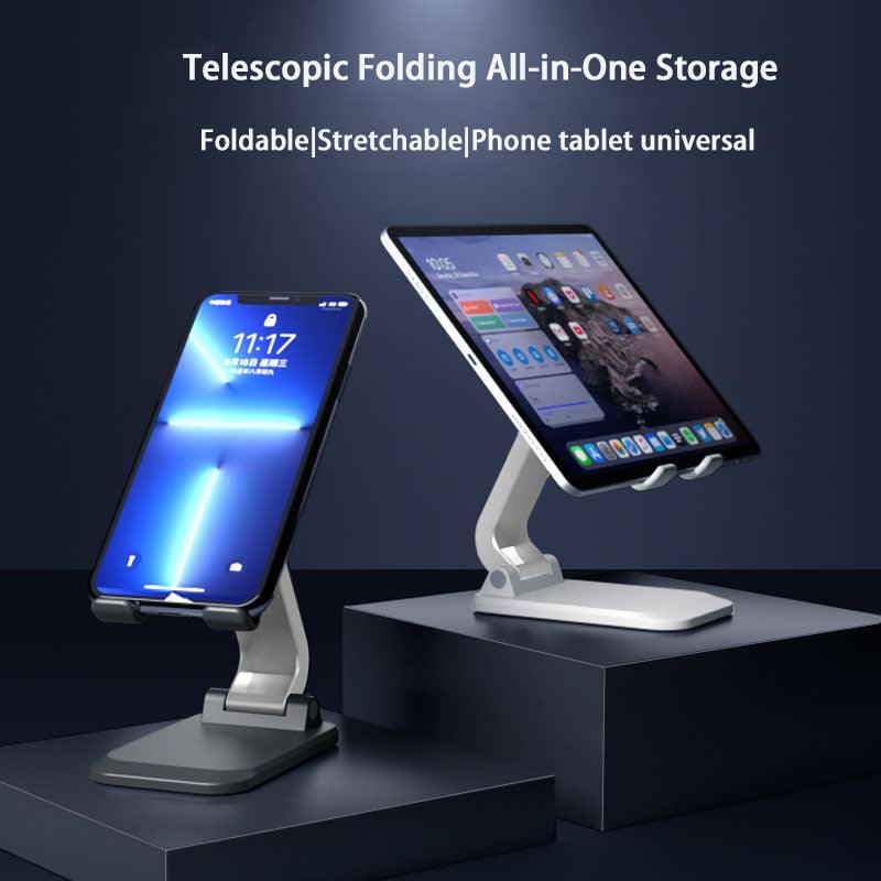 Cell Phone Stand Desktop Live Support Frame Multifunctional Tablet Stand Foldable Retractable Phone Stand - Miami beauty1