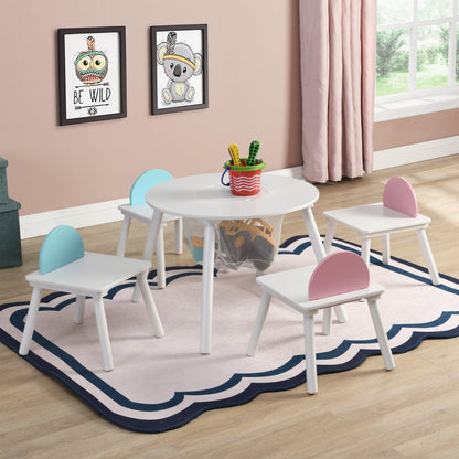 Children's panel table with 4 chairs - Miami beauty1