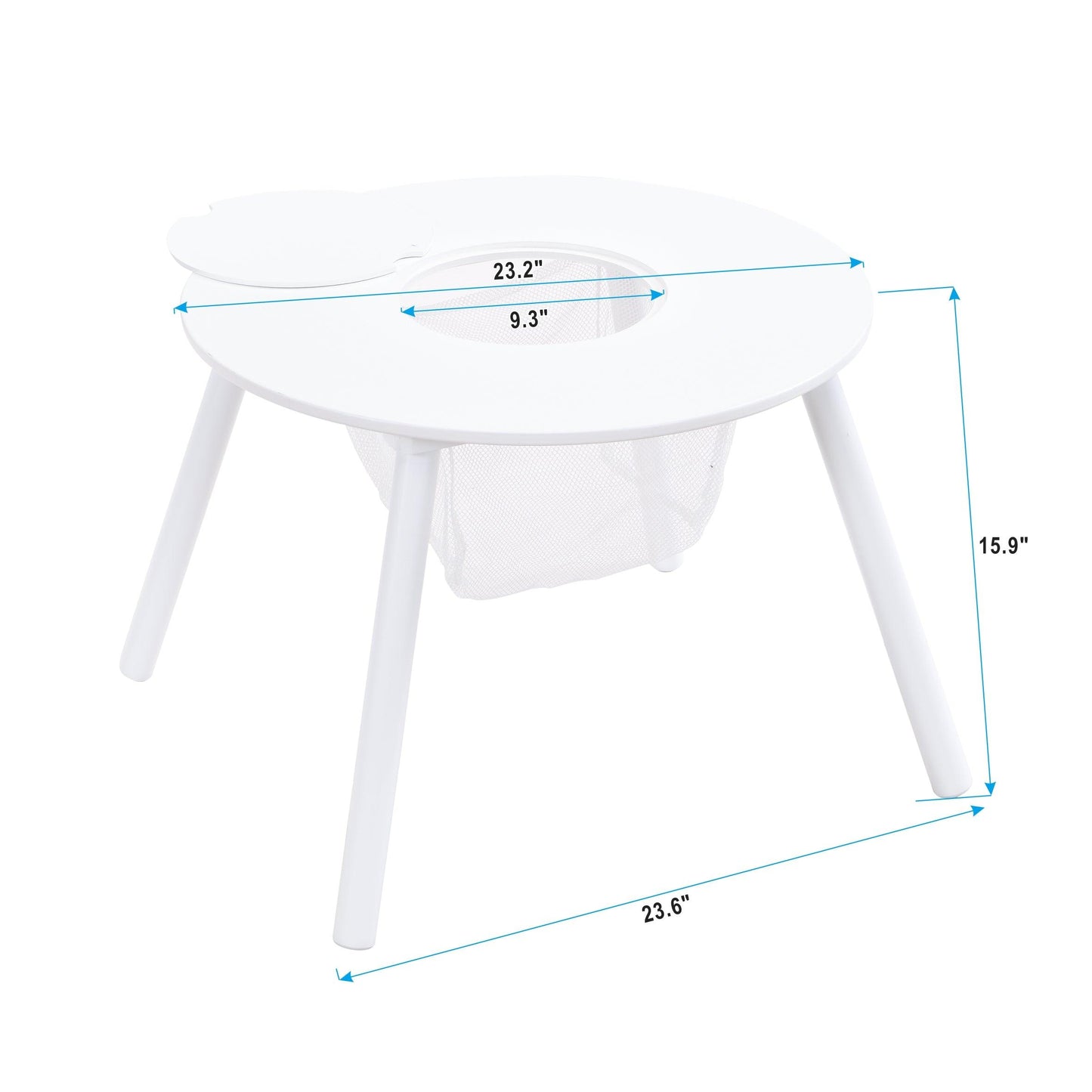 Children's panel table with 4 chairs - Miami beauty1