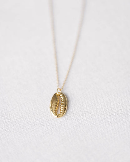Gold Cowrie Necklace
