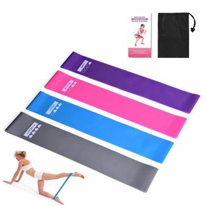 Resistance Bands Sealing Elastic Booty Sport Bodybuilding Rubber Band For Fitness Gym Leagues Equipment Sports Mini Yoga - Miami beauty1