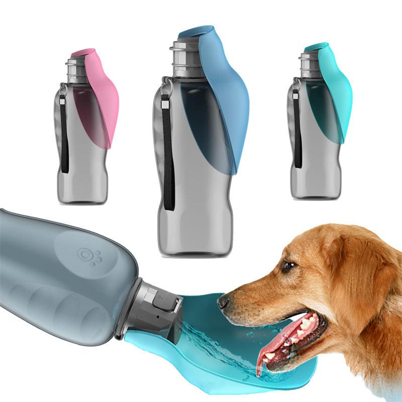 800ml Dogs Water Bottle Portable High Capacity Leakproof Pet Foldable Drinking Bowl Golden Retriever Outdoor Walking Supplies Pet Products - Miami beauty1