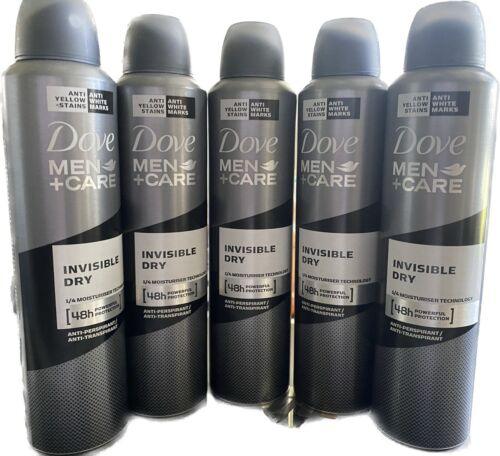 Dove Men + Care Invisible Dry Anti Yellow Stains&white MarkS 48hrs 250ML 5 bottles - Miami beauty1