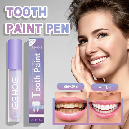 EELHOE Whitening Teeth Pen, Oral Care Clean Stains White Teeth Breath Teeth Pen - Miami beauty1