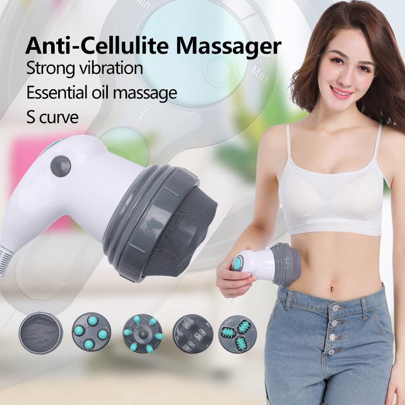 Electric Noiseless Vibration Full Body Massager Slimming Kneading Massage Roller For Waist Losing Weight - Miami beauty1