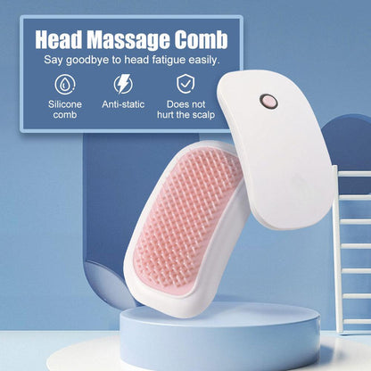 Electric Scalp Massager Scalp Massage Machine Head Massager Scraper Head Scratcher Mini Hair Massage Scalp Scrub Brush - Miami beauty1