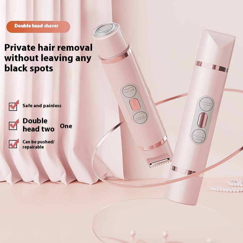 Electric Shaver Painless Women's Epilator Bikini Hair Removal Device Automatic Hair Trimmer Underarm Facial Lips Leg - Miami beauty1