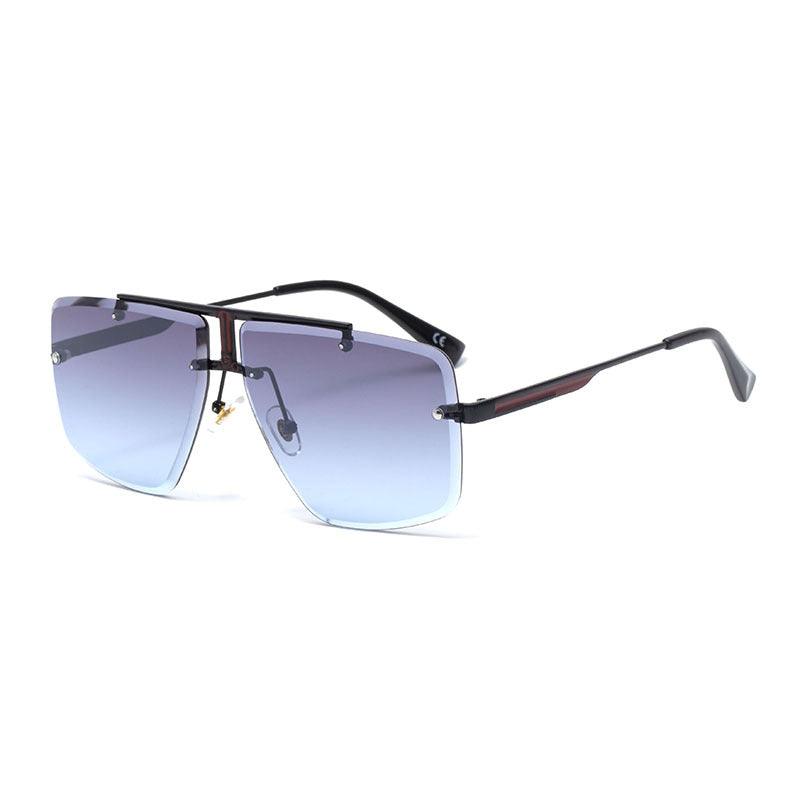 Fashion New Rimless Irregular Sunglasses - Miami beauty1