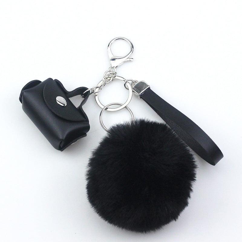 Fashion Ornaments Creative Leather Bag Keychain - Miami beauty1