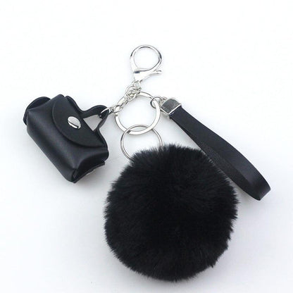 Fashion Ornaments Creative Leather Bag Keychain - Miami beauty1