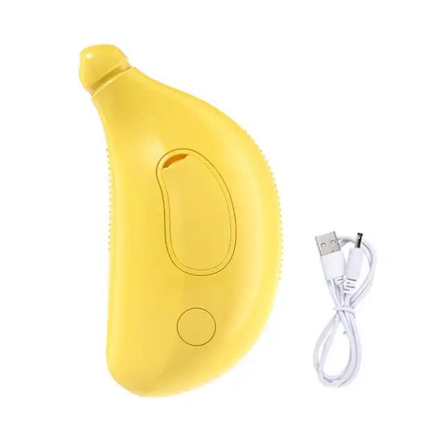 Grooming Brush for Pets Multifunctional Pet Grooming Tool Banana Shape Steamy Cat Brush for Hair Removal Grooming Pet for Pets - Miami beauty1