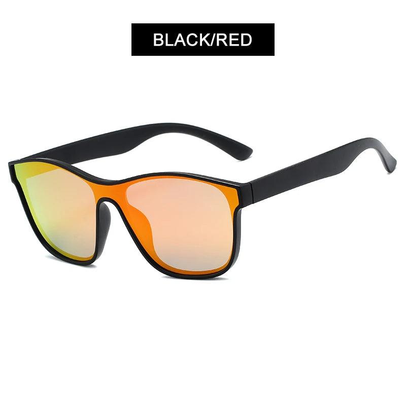 HOOBAN 2021 New Square Polarized Sunglasses Men Women Fashion Square Male Sun Glasses Brand Design One-piece Lens Eyewear UV400 - Miami beauty1